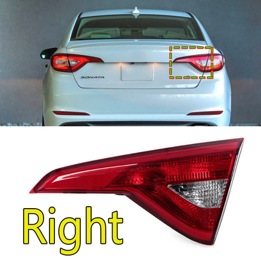 Applicable to for Hyundai Sonata 2015, 2016 - 2017: Rear brake light, internal taillight, right taillight