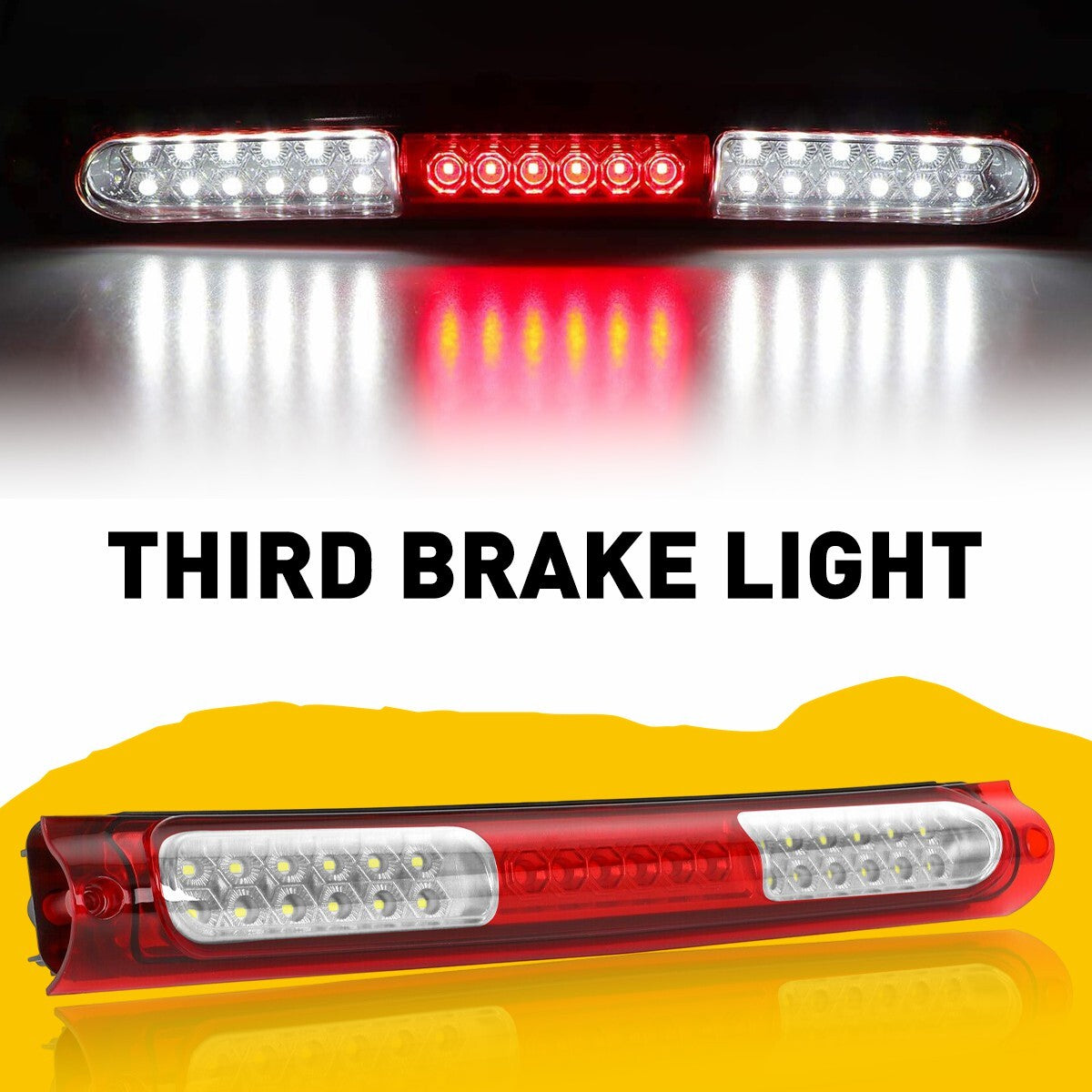 97-03 Gospel Edition F150 Triple LED Red and Green Dual-Head Glossy Finish