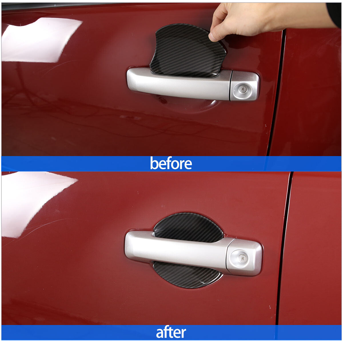 Sleek black front and rear logo badge rings for the for Ford Maverick 2022 - 23
