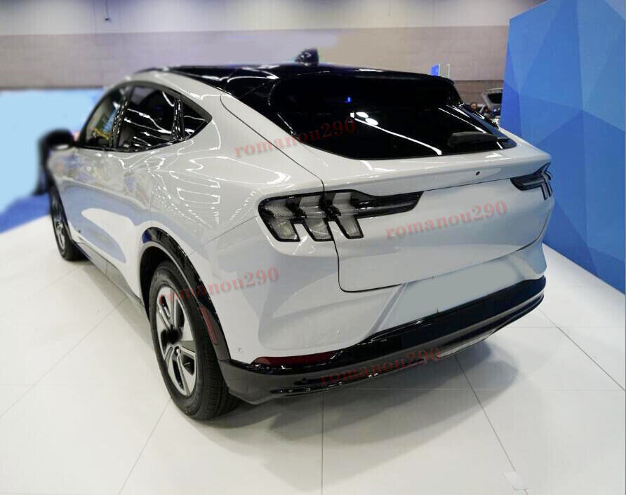 for Ford 2021-23 for Mustang Mach-E Gloss Black ABS Rear Tail Trunk Spoiler Wing Lip
