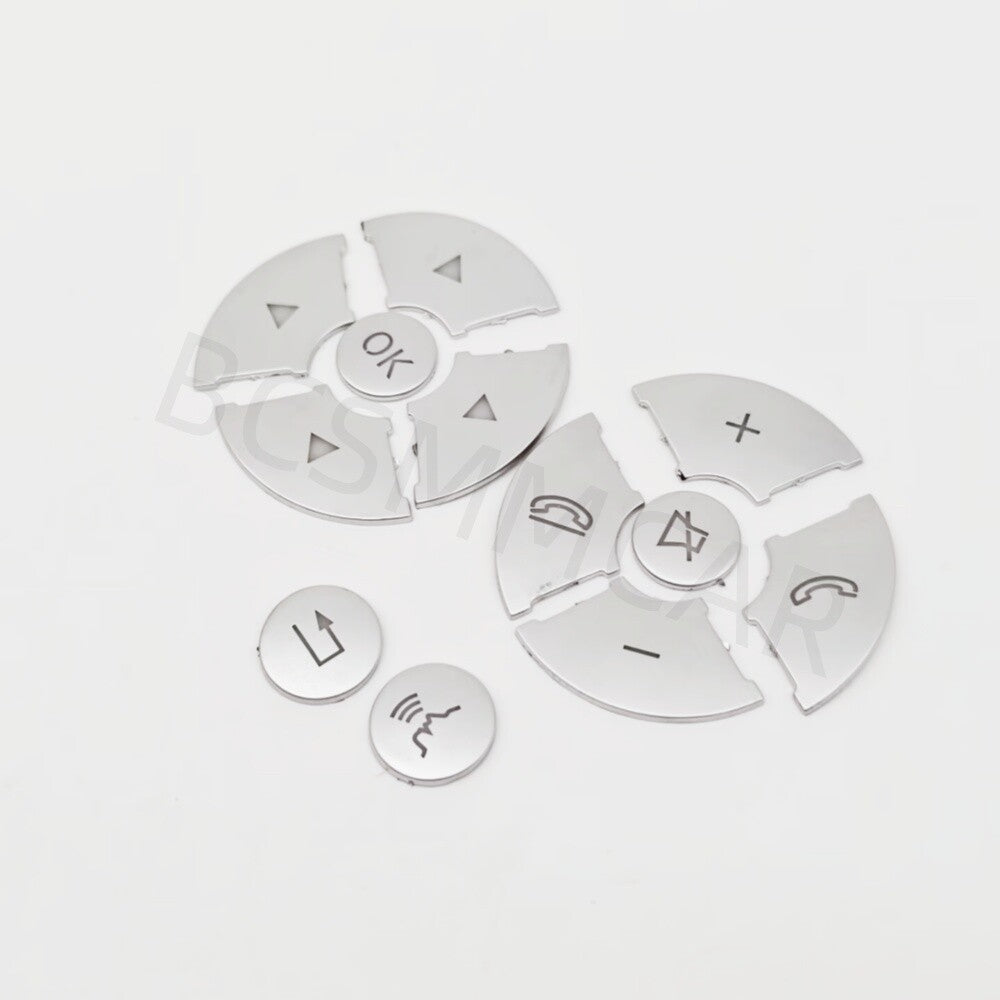 Steering Wheel Button Sticker Trim Fit for Mercedes-Benz E-Class W212 2010-2013
