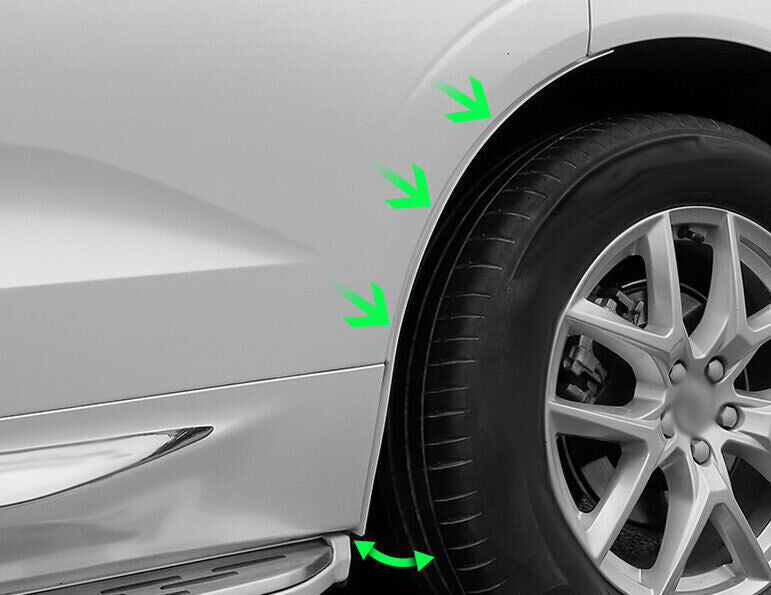 for Volvo XC60 2018-2023 Bright White Mud Flaps Splash Guards Fender Mudguard 2x