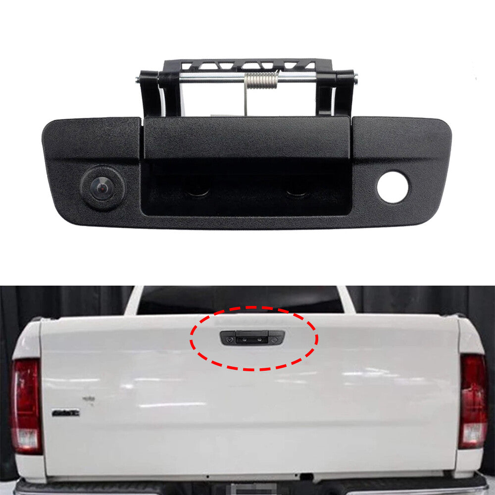 Plastic Rear Door Handle With Camera Black Fits for Ram 1500 2500 3500