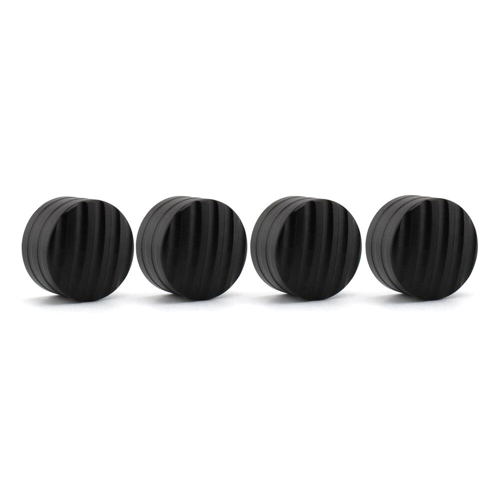 Billet bearbeitete Kopfschrauben-Abdeckkappe f¨¹r T120 Thruxton Scrambler Schwarz