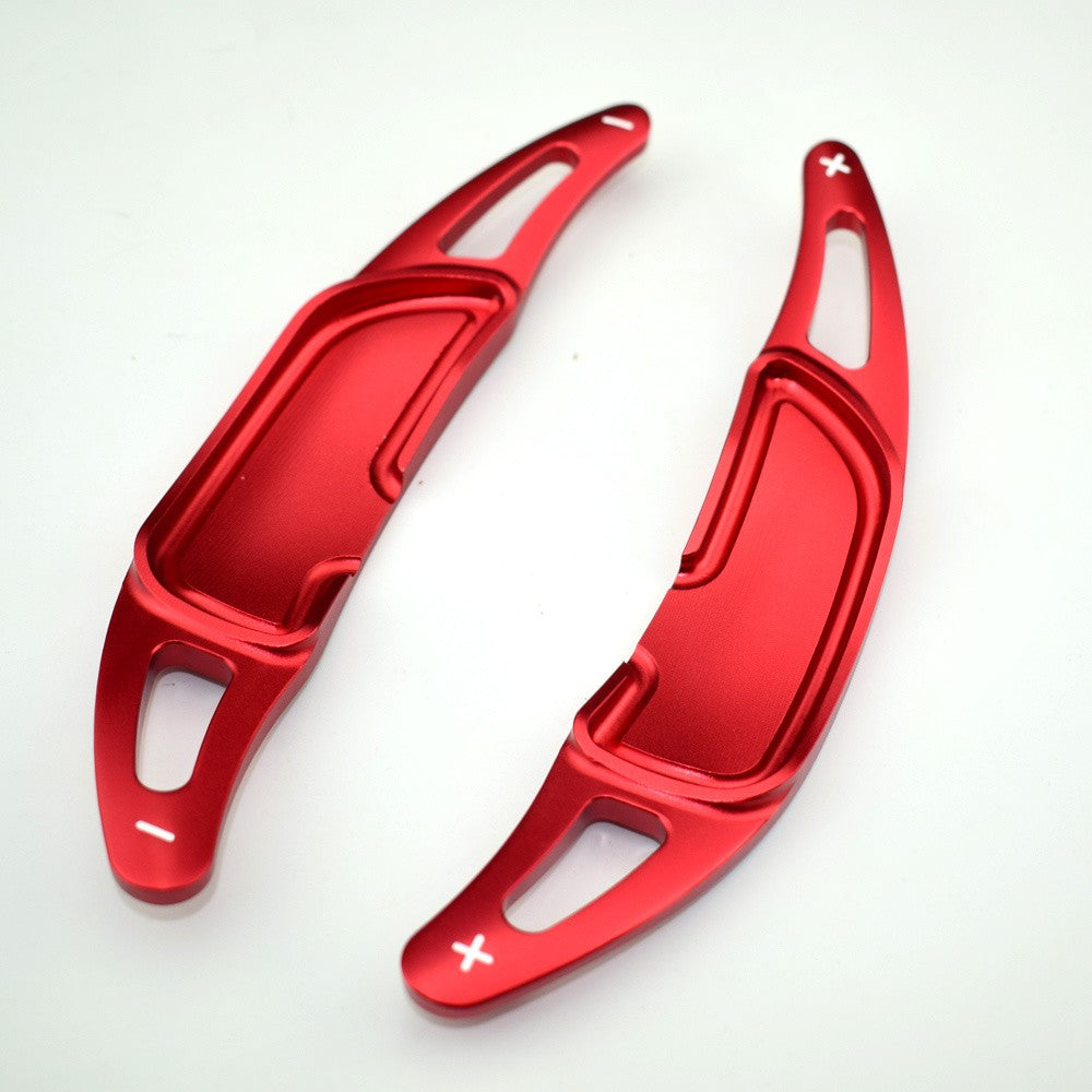 1Pair Car Red Steering Wheel Paddle Shifter for Mercedes AMG A45 C43 C63 E63 E53