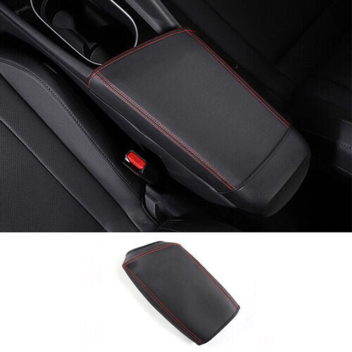 for Hyundai for Elantra 2021-2023 Black PU Console Armrest Box Cover Cushion Mat Pad