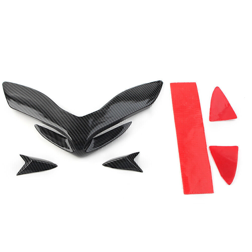 Front Beak Nose Extender Fairing Aerodynamic Winglets for Kawasaki Z900 2017-20