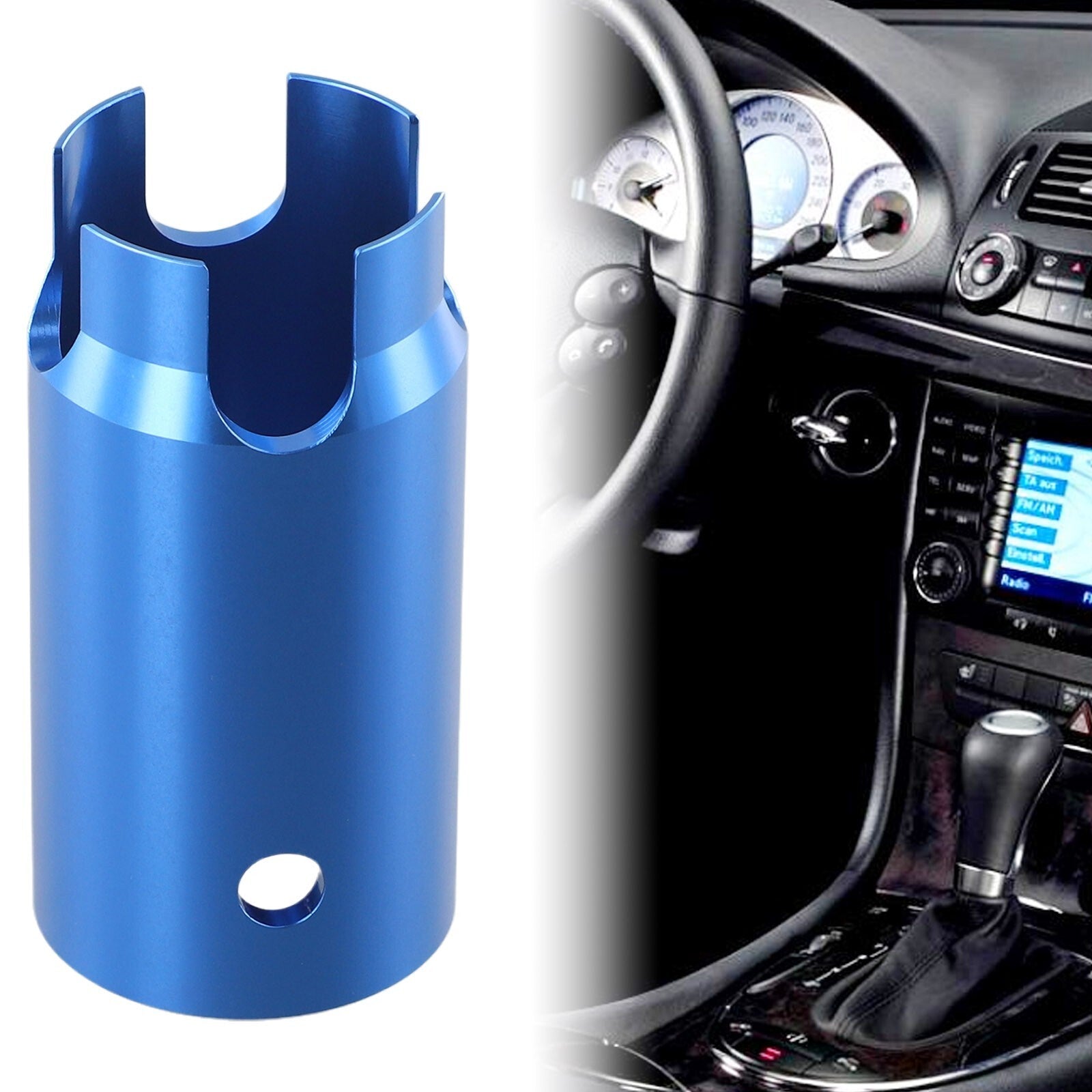 1-piece W204 ignition lock ring removal tool, practical switch socket sleeve