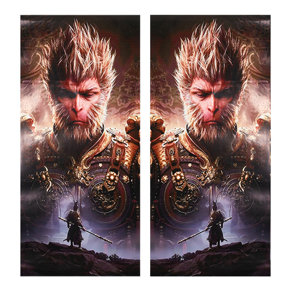 1019.7inch 2pcs Car Center Pillar Wukong Sticker Terrible Decals Vinyls
