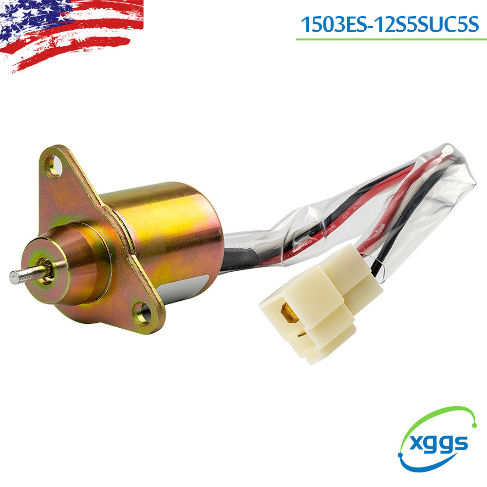 1503ES-12S5SUC5S 12V Fuel Shut-off Solenoid Valve 119653-77950 Applicable to YANMAR