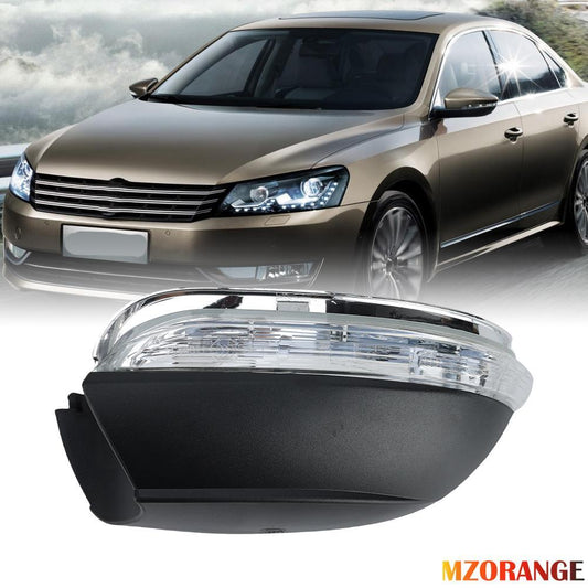 F¨¹r for VW for Passat B7 2009-2015 Aussenspiegel R¨¹ckspiegel Geh?use Links Schwarz