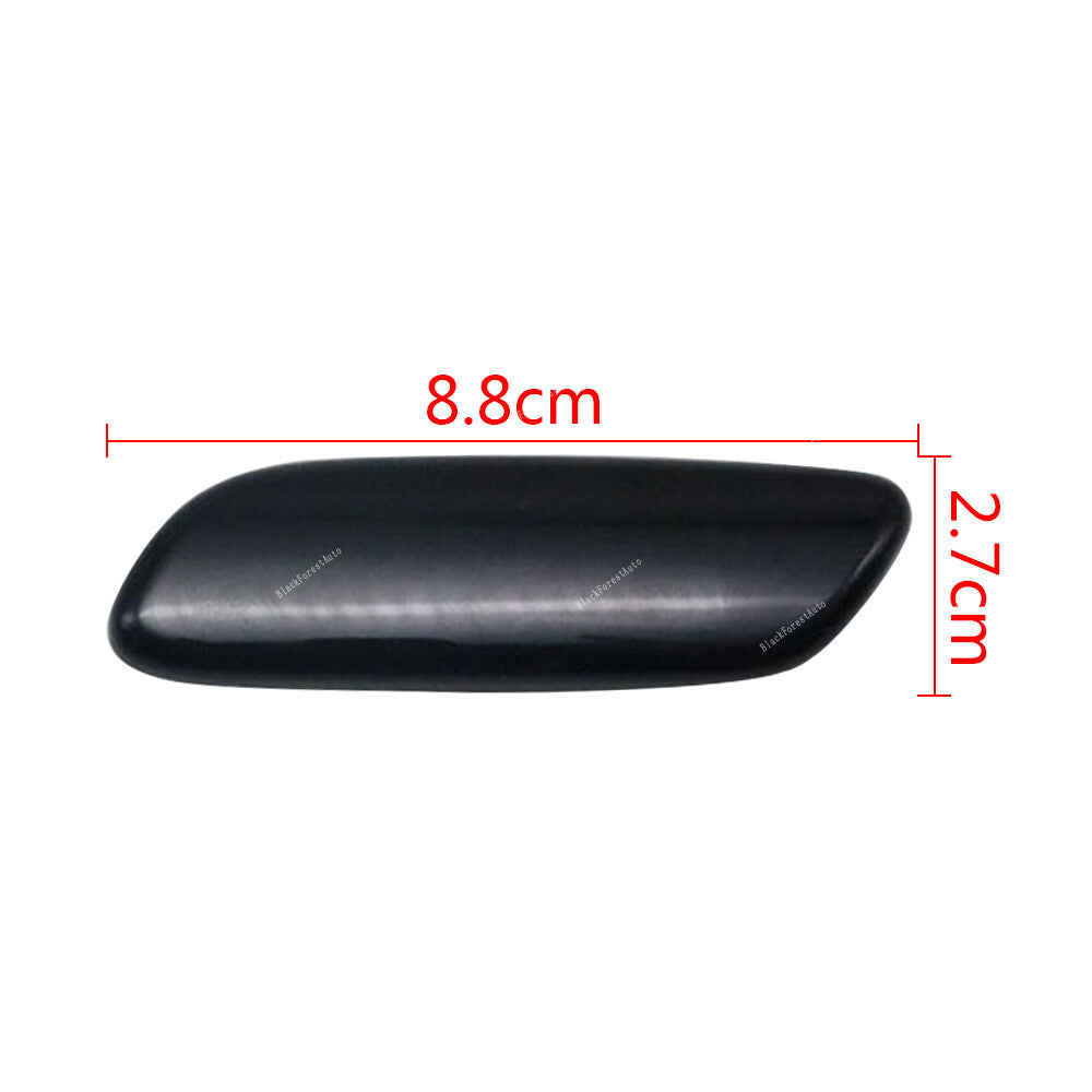Front LR Black Headlight Washer Nozzle Cover For 06-08 for LEXUS IS250 IS300 IS350