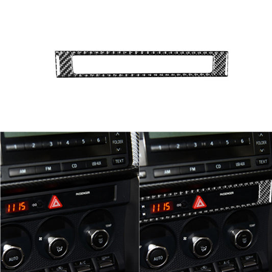 Carbon Fiber Emergency Light Button Frame Trim for Toyota 86 for Subaru BRZ 2017-19
