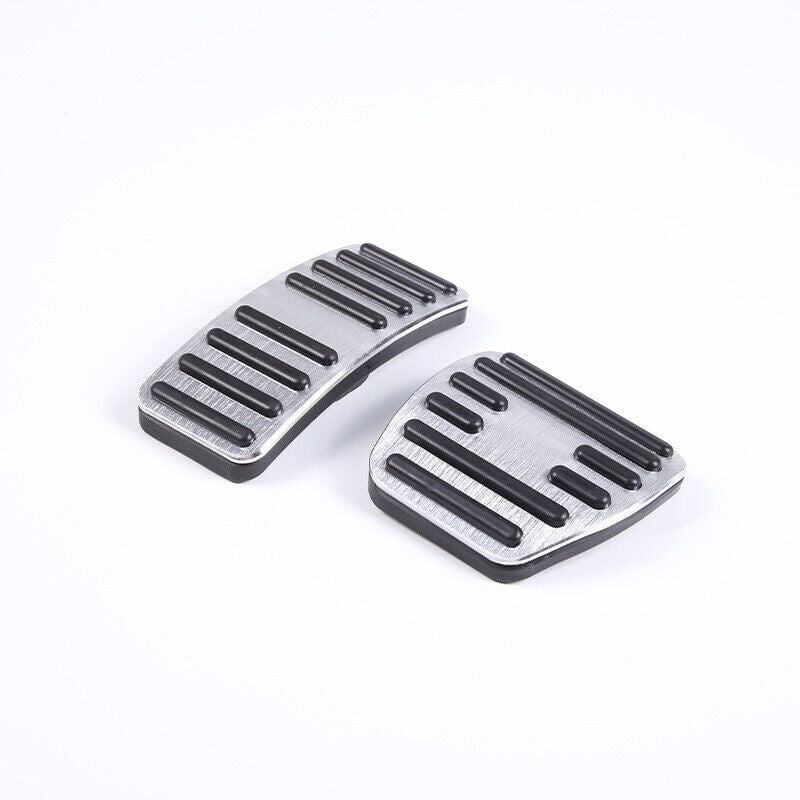 For two 2016-2021 Gas Brake Pedal Cover Alloy/Silicone for Mercedes Benz for Smart