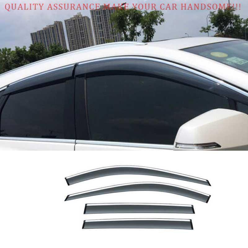 for Cadillac XT6 2020-2024 Car Window Wind Visors Sun Rain Guard Vent Deflectors