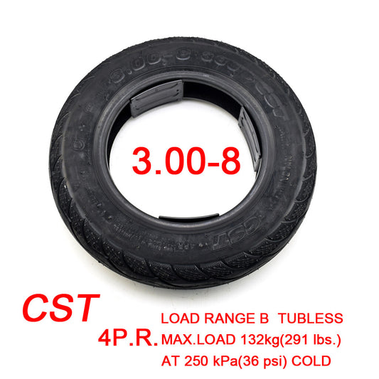 3.00-8 Scooter Tubeless Tire 3-8 Vacuum tyre Electric Scooters Power Wheelchair