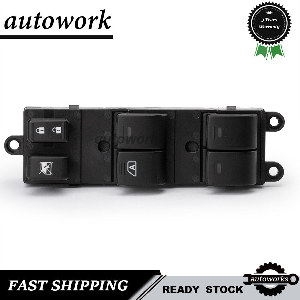 1x Power Window Switch For 2008-2012 for Nissan Sentra 4-Door Front Left Driver Side