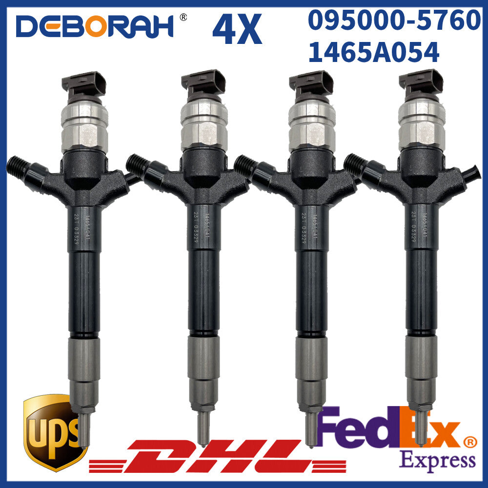4x Diesel Fuel Injector 095000-5760 1465A054 for Mitsubishi Pajero Montero