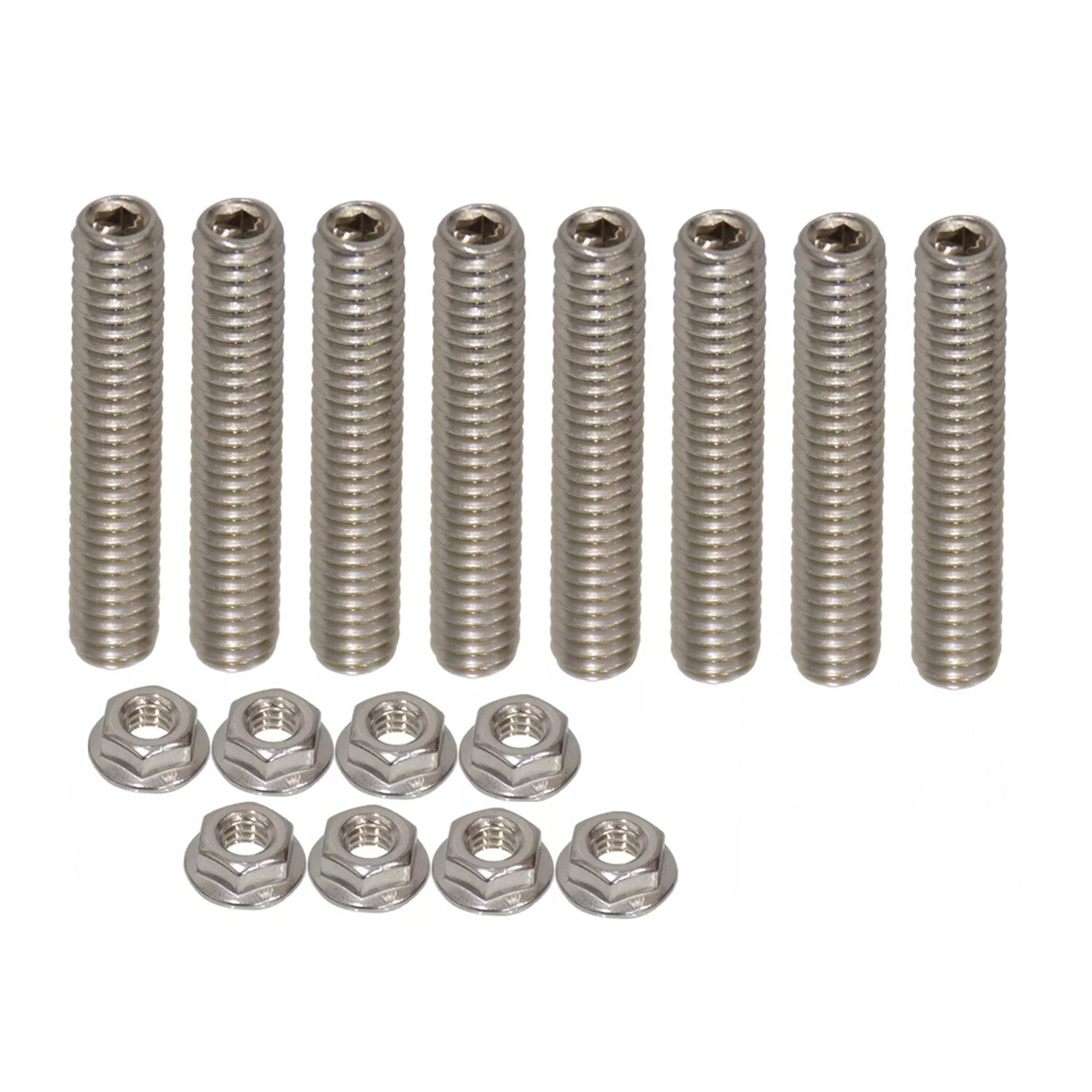 8x SBC Valve Cover Stud Kit Bolts 1/4 -20x 1 1/2 For Small Block for Chevy 283 327