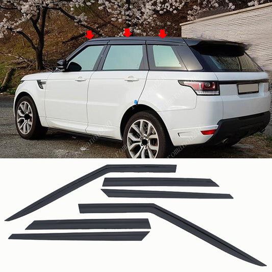 for Range Rover Sport 2014-22 Black Window Visors Sun Rain Guard Vent Deflectors