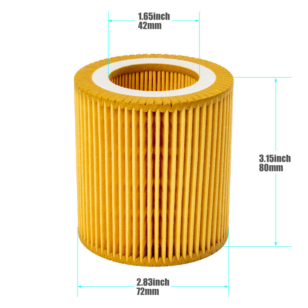 Engine Oil Filter Fits for BMW 328i 335i 335xi 528i 535i 740i Z4 X1 X3 X5 X6 AU