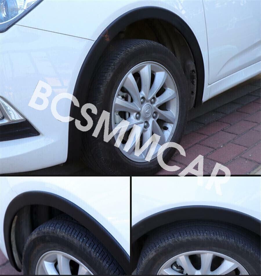 2x Car Wheel Fender Extension Rubber Moulding Flare Trim Protector Accessories