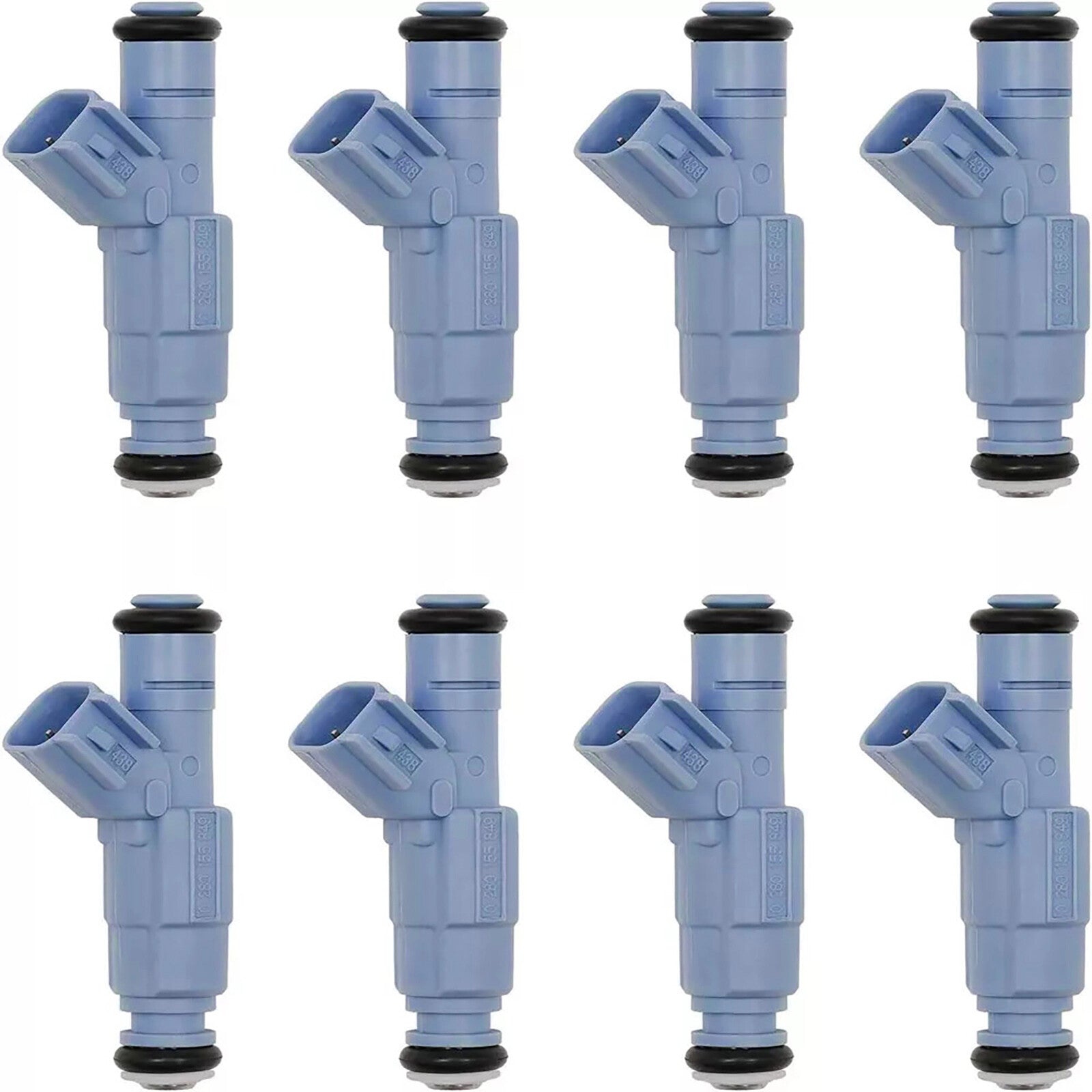 Plastic 8PCS Fuel Injectors for Dodge Dakota Durango for Ram 1500 4.7L V8 2001-2007