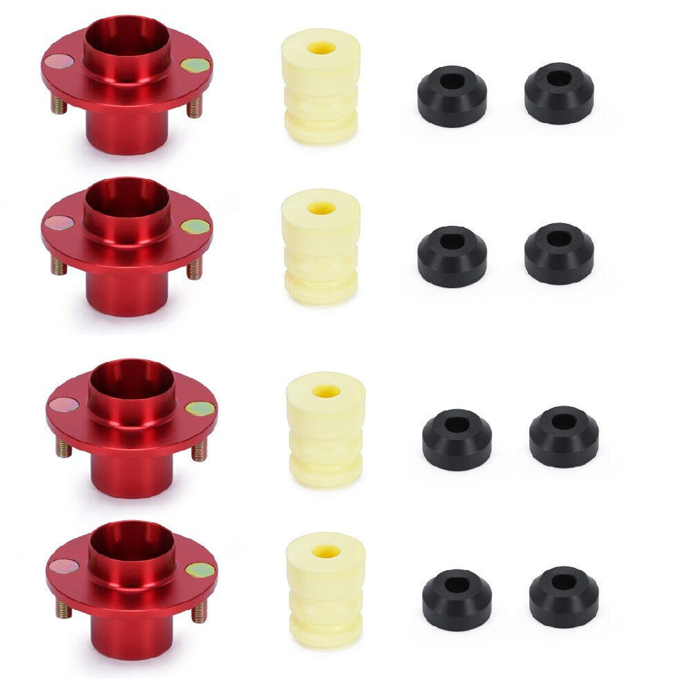 4PSC Suspension Coilover Shock Top Hat Fit for Honda 92-00 for Civic DX LX EX EK RED