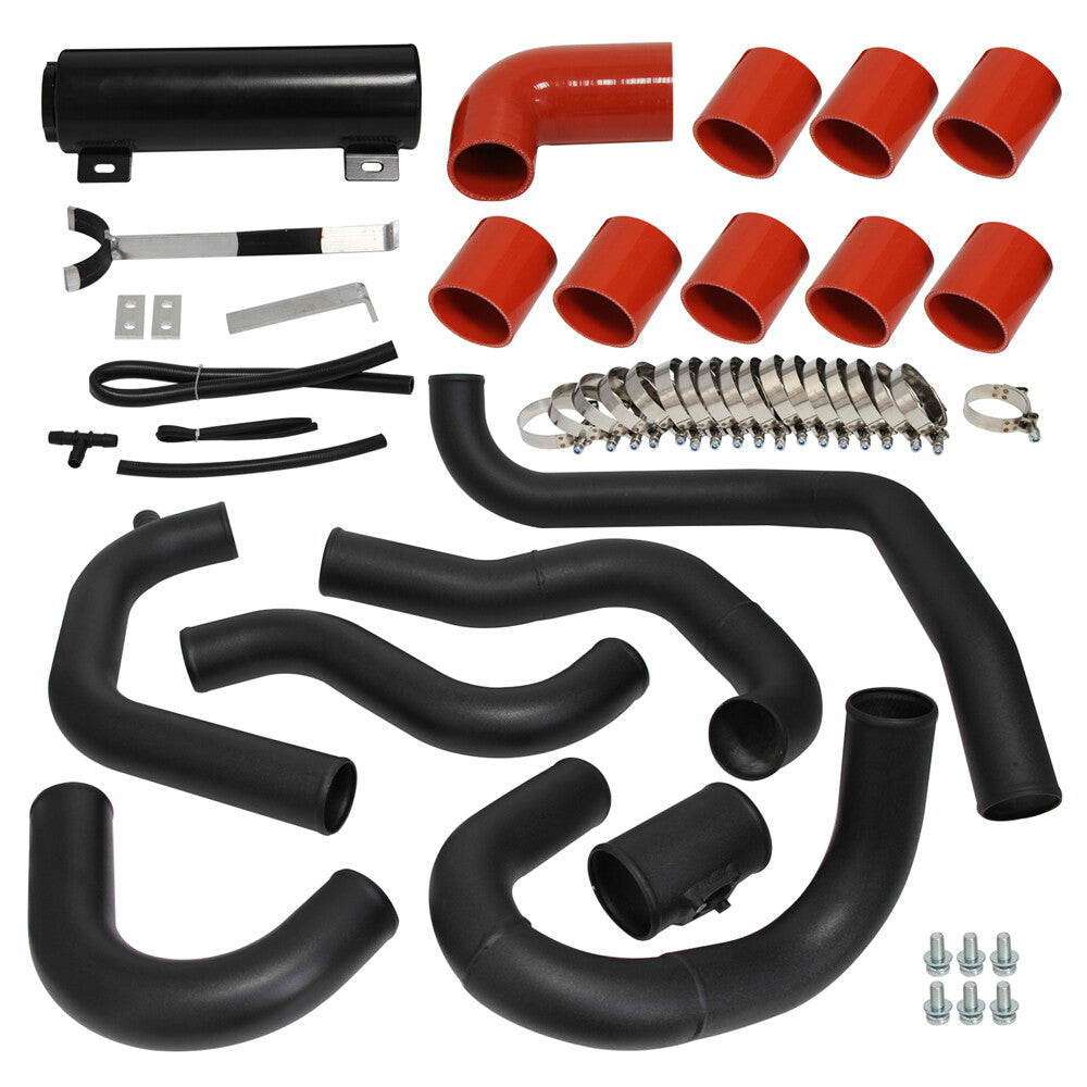 Intercooler Piping Kit Red for Subaru Impreza WRX STi 02-07 EJ20 EJ25 2.0/2.5L