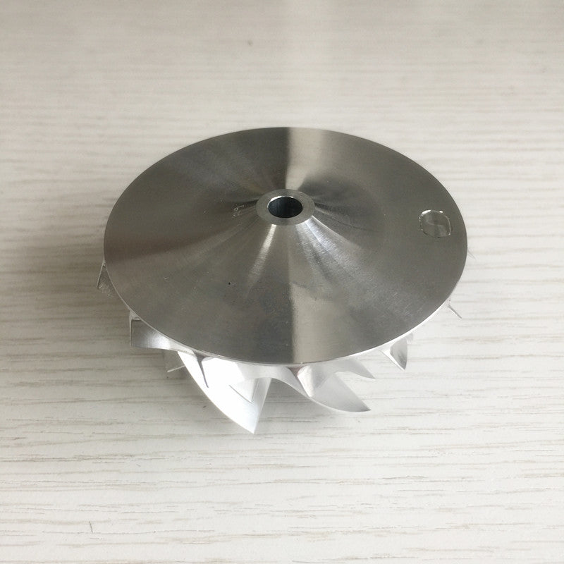 RHF55 52.60/65.00 mm 7+7 Blade Turbine Blank Compressor Wheel VF30/VF34 Upgrade Version