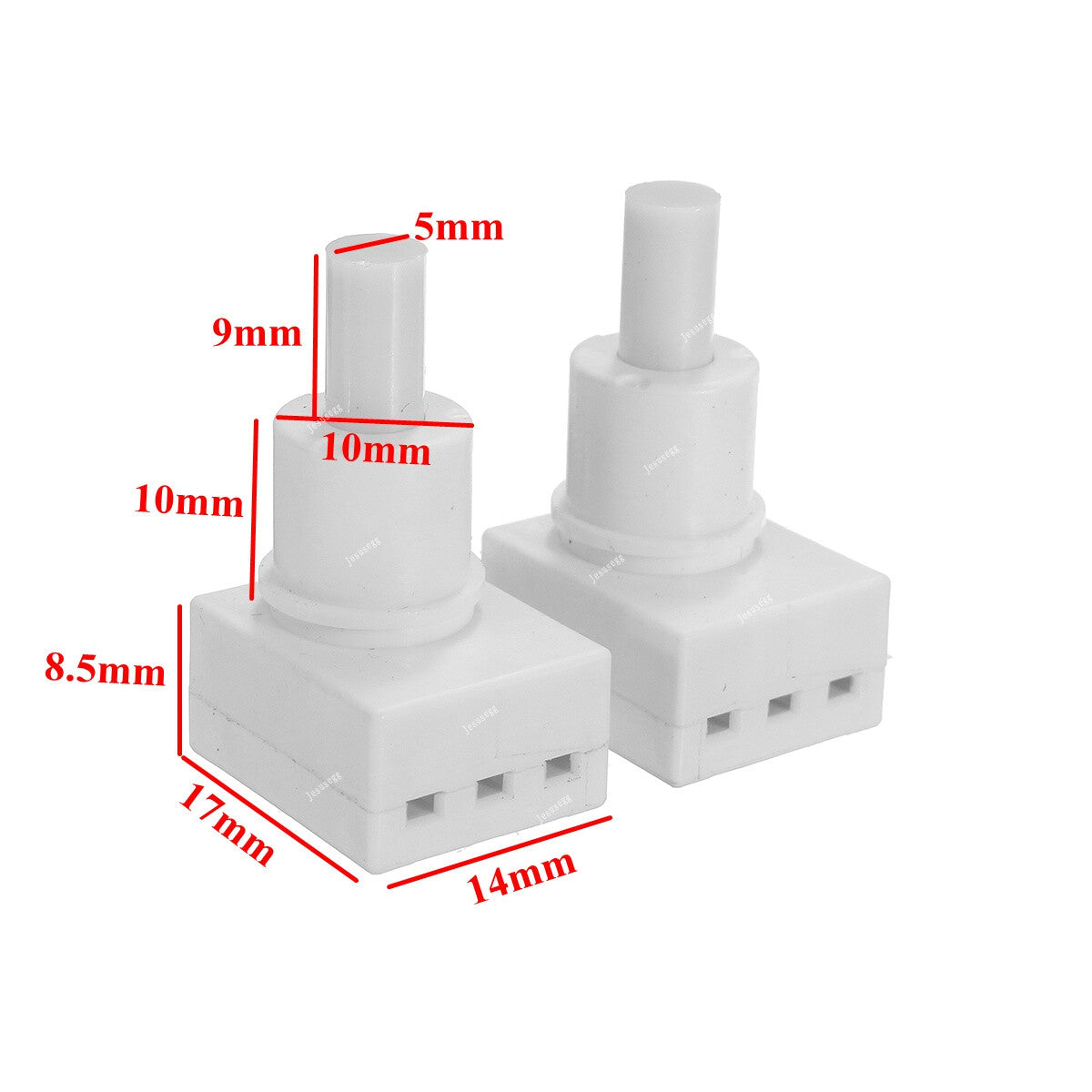 Set of 2 Inner Dome Lamp Interior Light Switches for Honda for Accord Odyssey Pilot