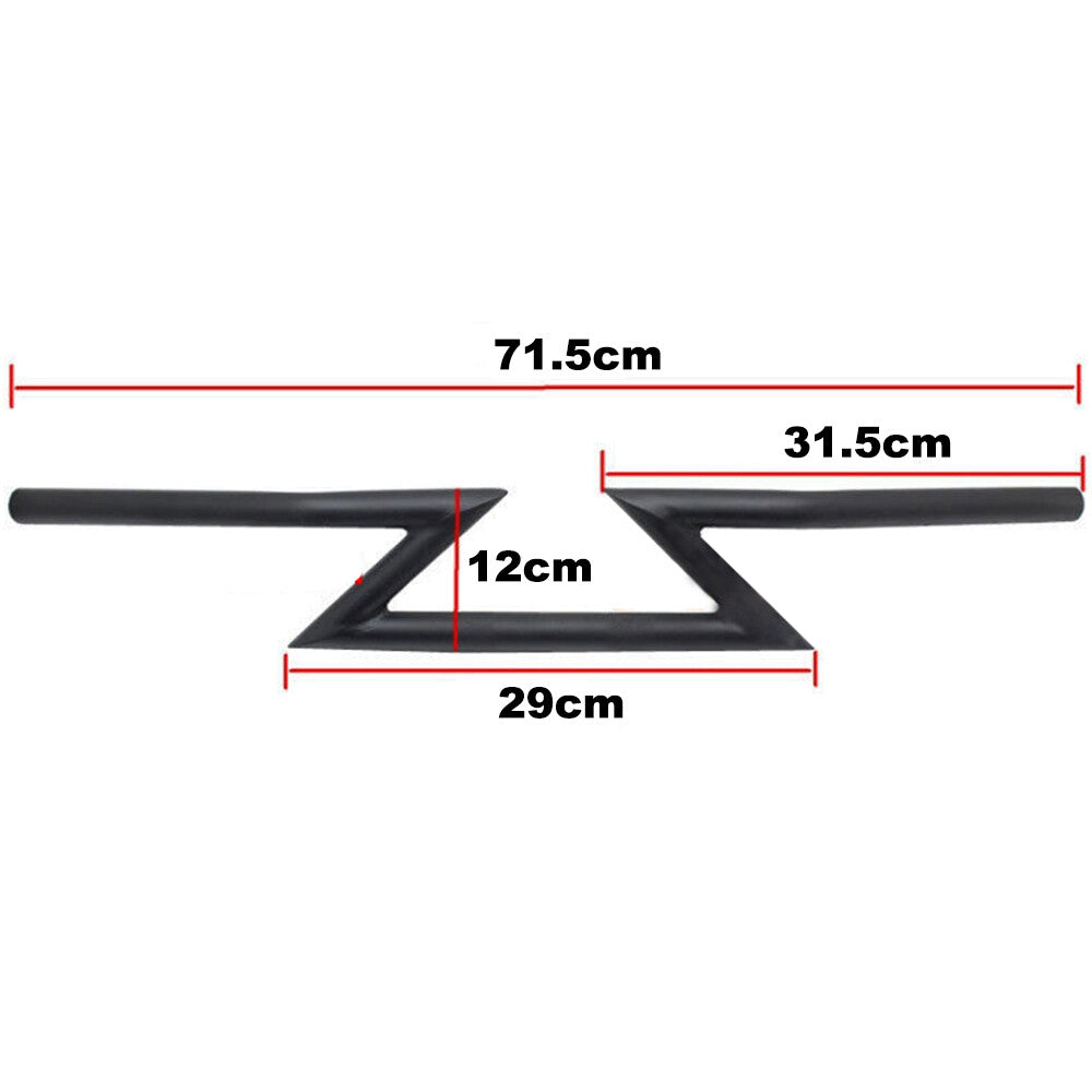 7/8 22mm Motorcycle Tow Z-Bar Pullback Handlebar for Suzuki for Honda CG Chopper