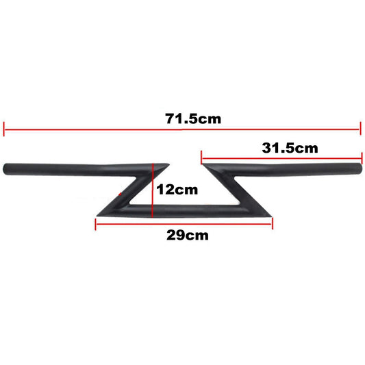 7/8 22mm Motorcycle Tow Z-Bar Pullback Handlebar for Suzuki for Honda CG Chopper