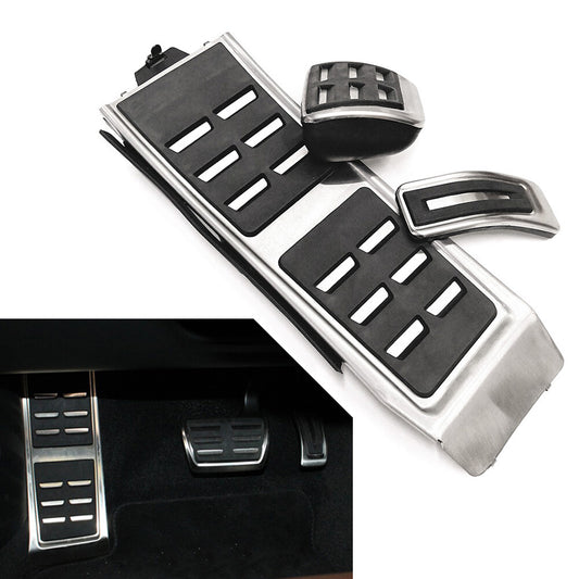 LHD Foot Rest Brake Gas Pedals Cover for Porsche Macan 2019-2023
