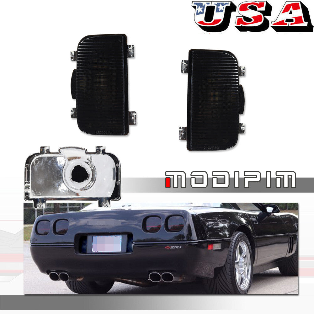 Smoke Reverse Backup Light Lens for 1991-1996 for Corvette C4 16509677 C41356-2