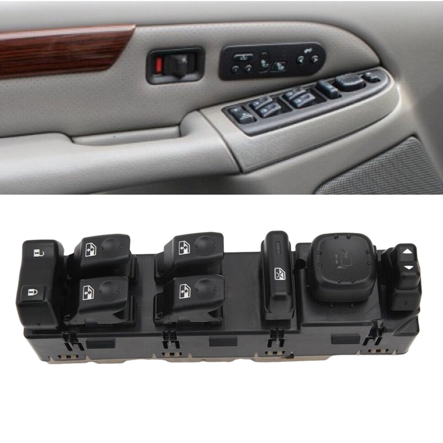 fit Tahoe for Escalade Suburban 03-06 15186208 Driver Master Power Window Switch RA