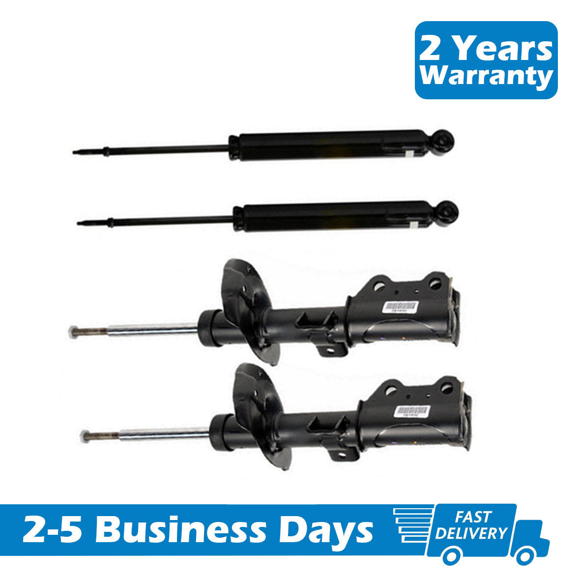 4-piece front and rear shock absorber kit suitable for Cadillac SRX 2010-16 and for Saab 9-4X 2011 (model 22857109)