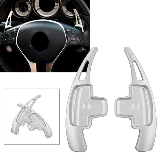 Steering Wheel Paddle Shift Extension Sliver for M- for Benz A B E R M GLK SLK Class