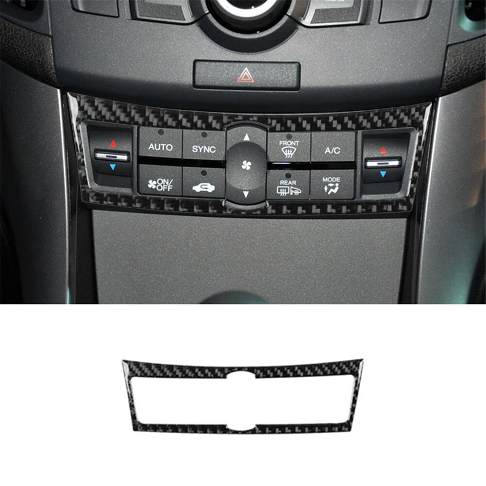 Carbon Fiber Interior Climate Control Cover Trim for Acura TSX 2009-2014