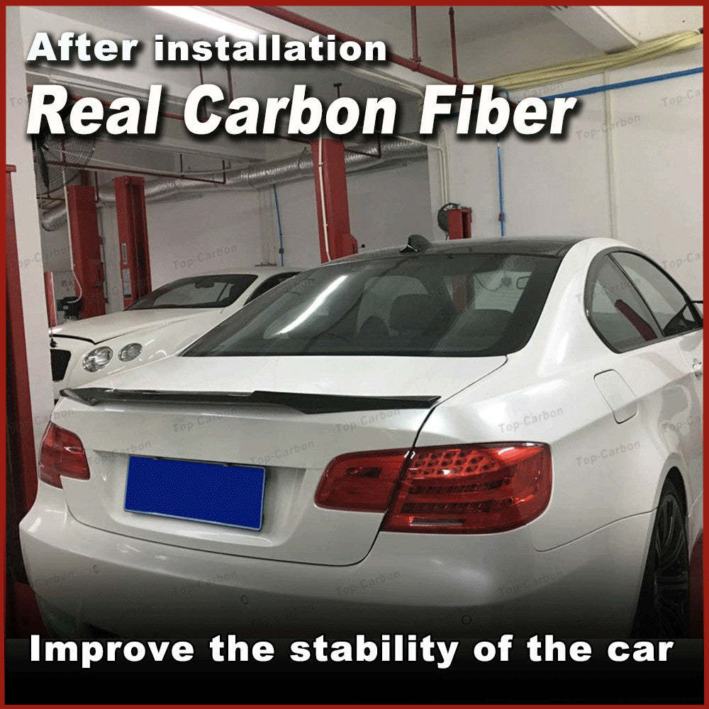 REAL Carbon Rear Trunk Spoiler Wing for BMW E92 3Series 328i 335i M3 Coupe 06-12