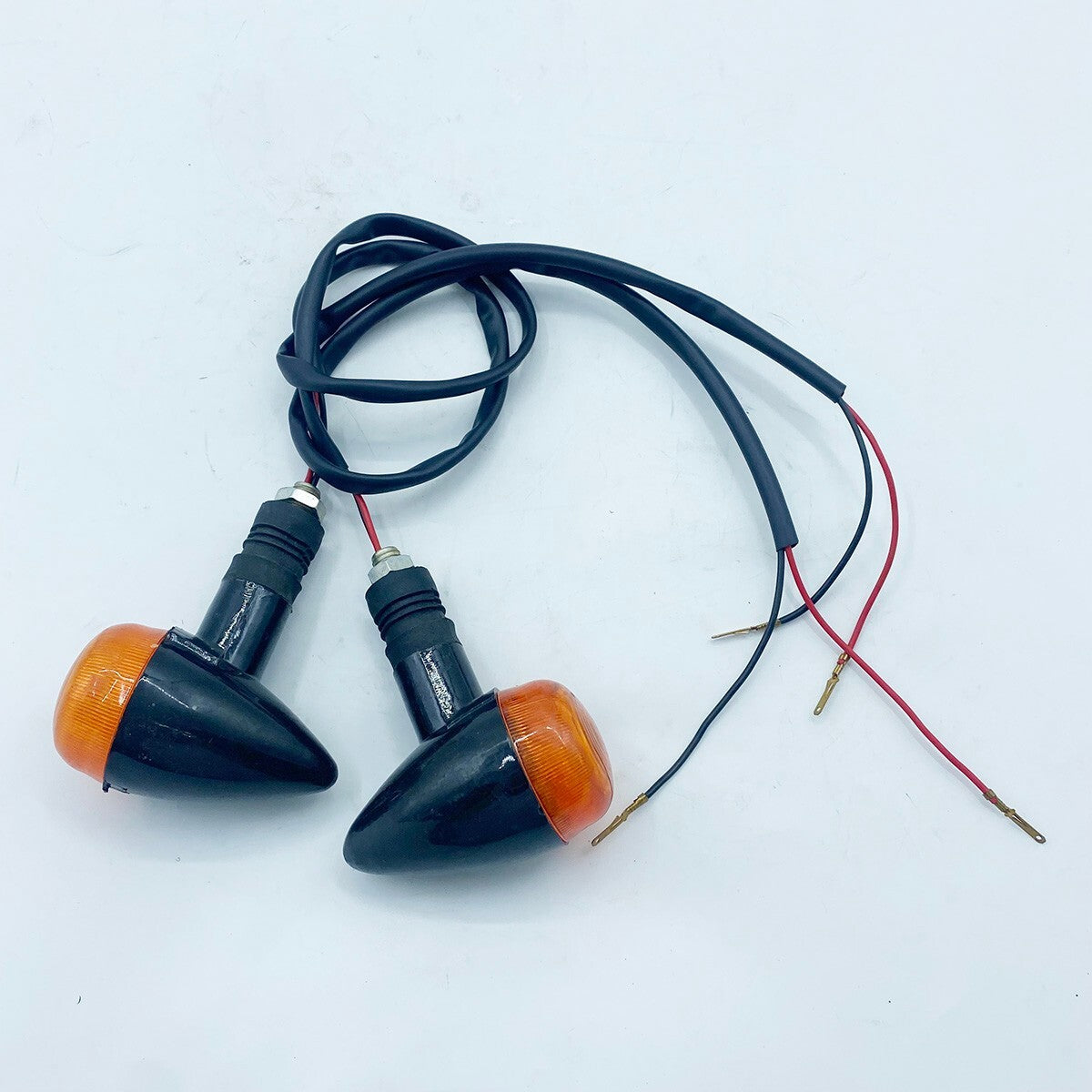 2PCS for Suzuki Boulevard C50 M50 C90 Amber Turn Signal Lights Chrome