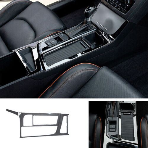 for Hyundai Sonata 2015-2017 Black Inner Gear Shift Box Frame Cover Trim Steel