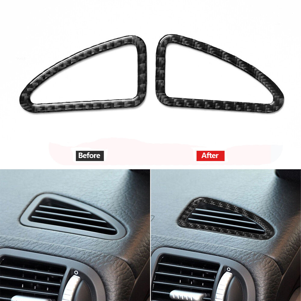 for Porsche for Cayenne 2003-2010 carbon fiber bearing air outlet trim