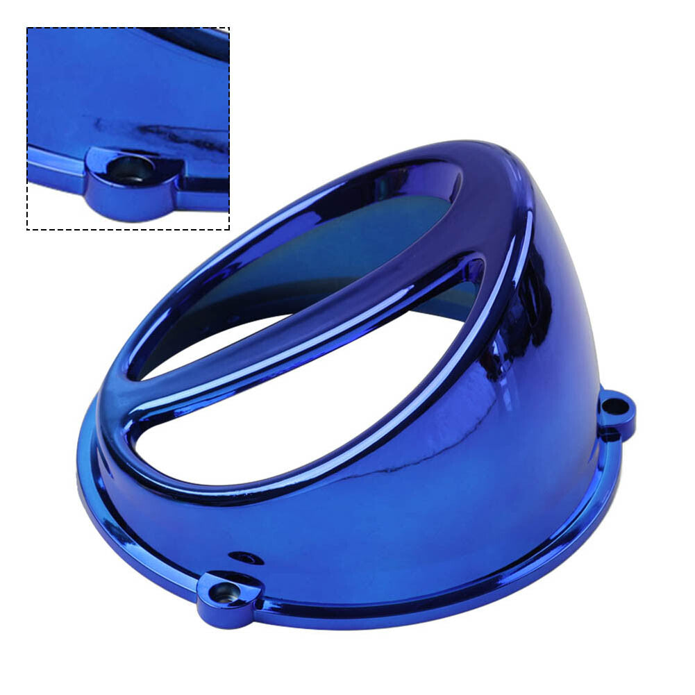 Motorcycle Modified Fan Cover Pig Nose Wind Leaf Cover For GY6 ForJog50 blue