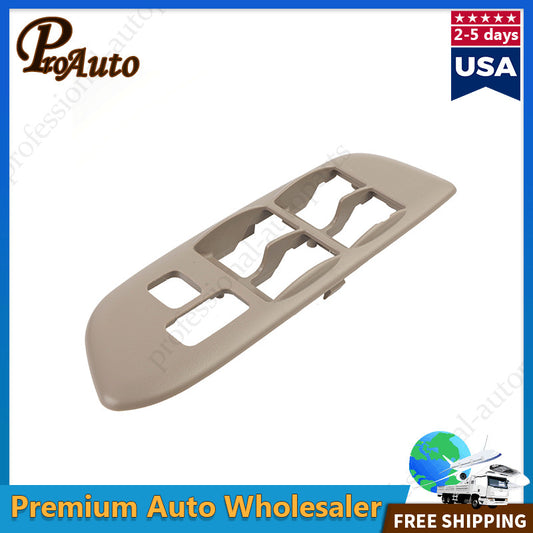 Window Switch Bezel Trim Tan Driver Side For 2001-2005 for Toyota RAV4 74232-42080