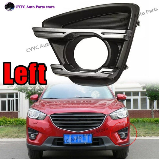 for Mazda CX-5 2013-2016 Front Bumper Bezels Fog Light Cover Frame Left Side