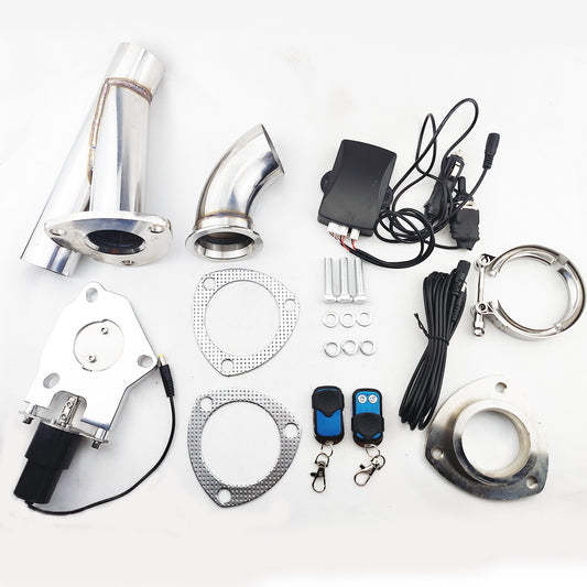 2-inch electric exhaust valve motor rotation system Y-tube manual and remote switch