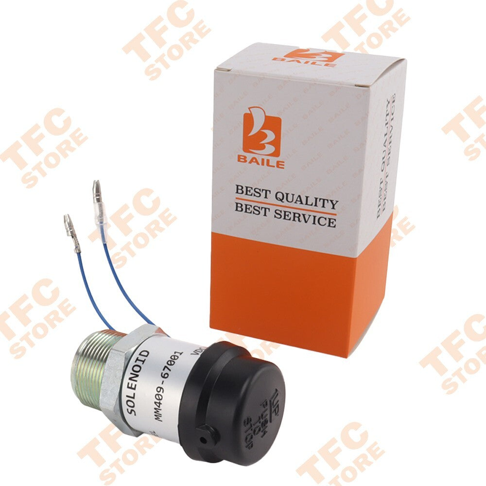 12V Stop Solenoid 30A87-00060 for Mitsubishi Engine S3L2-E2 S4L S4L2 L2E K4E K4F