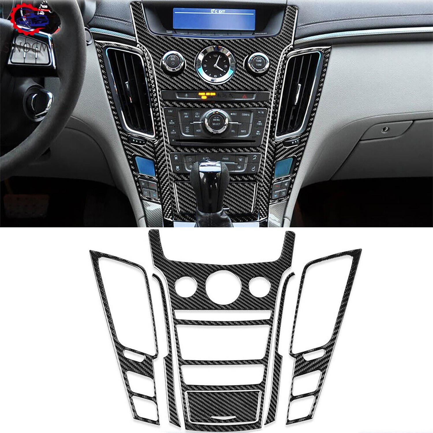 31PCS Carbon Fiber Full Interior Decorative Cover Trim For 2008-13 for Cadillac CTS