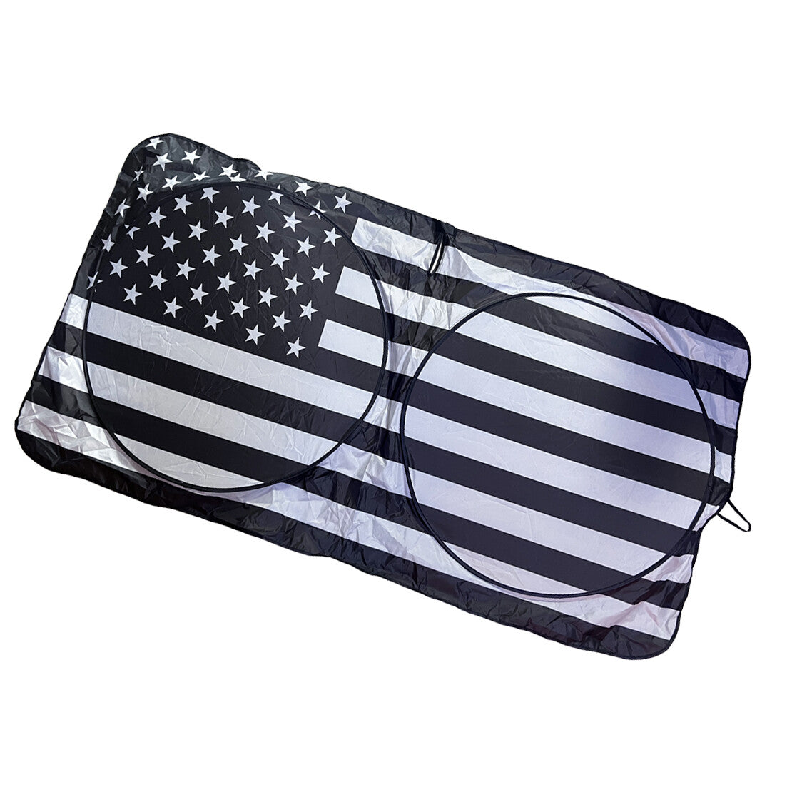 Fit for Chevy Silverado 1500 2500 US Flag Windshield Sun Shade UV Block Cover,